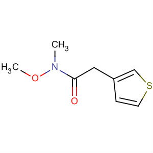 N-methoxy-n-methyl-2-(thiophen-3-yl)acetamide Structure,654682-77-6Structure