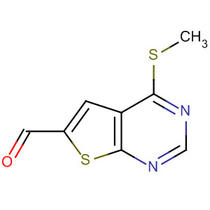 4-(Methylthio)thieno[2,3-d]pyrimidine-6-carbaldehyde Structure,655253-75-1Structure