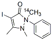 4-Iodoantipyrene-N-methyl-14c Structure,65550-46-1Structure