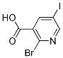 2-Bromo-5-iodonicotinicacid Structure,65550-80-3Structure