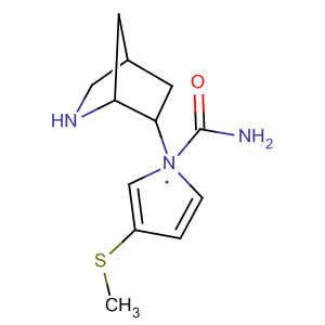 (9ci)-n-2-氮雜雙環(huán)[2.2.1]庚-6-基-3-(甲基硫代)-1H-吡咯-1-羧酰胺結(jié)構(gòu)式_655788-77-5結(jié)構(gòu)式