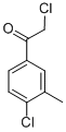 Ethanone, 2-chloro-1-(4-chloro-3-methylphenyl)-(9ci) Structure,65610-03-9Structure