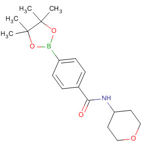 N-(tetrahydro-2h-pyran-4-yl)-4-(4,4,5,5-tetramethyl-1,3,2-dioxaborolan-2-yl)benzamide Structure,656239-37-1Structure