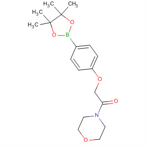 1-(4-Morpholinyl)-2-[4-(4,4,5,5-tetramethyl-1,3,2-dioxaborolan-2-yl)phenoxy]ethanone Structure,656257-49-7Structure