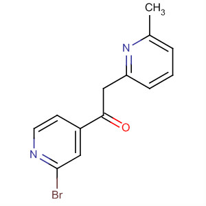 1-(2-Bromo-4-pyridinyl)-2-(6-methyl-2-pyridinyl)ethanone Structure,656257-70-4Structure