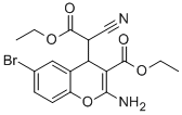 Ethyl 2-amino-6-bromo-4-(1-cyano-2-ethoxy-2-oxoethyl)-4H-chromene-3-carboxylate Structure,65673-63-4Structure