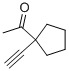 Ethanone,1-(1-ethynylcyclopentyl)- Structure,65691-71-6Structure