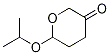 6-Isopropyloxy-dihydro-2h-pyran-3(4h)-one Structure,65712-89-2Structure