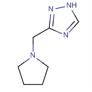 1H-1,2,4-triazole,3-(1-pyrrolidinylmethyl)-(9ci) Structure,657349-21-8Structure