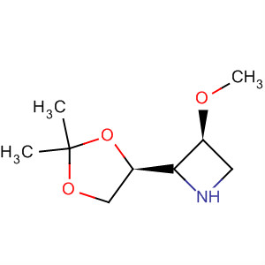 (2r,3s)-(9ci)-2-[(4s)-2,2-二甲基-1,3-二氧雜烷-4-基]-3-甲氧基-氮雜丁烷結構式_657394-03-1結構式