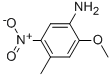 2-Methoxy-4-methyl-5-nitrobenzenamine Structure,65740-55-8Structure