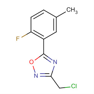 3-Chloromethyl-5-(2-fluoro-5-methyl-phenyl)-[1,2,4]oxadiazole Structure,657424-58-3Structure