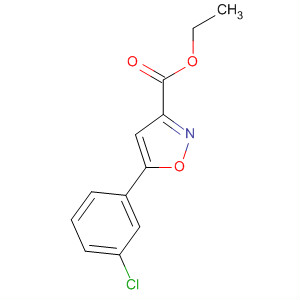 5-(3-氯苯基)-異噁唑-3-羧酸乙酯結(jié)構(gòu)式_657424-77-6結(jié)構(gòu)式