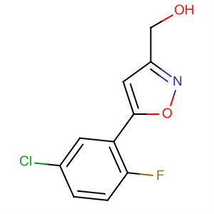 [5-(5-Chloro-2-fluorophenyl)isoxazol-3-yl]methanol Structure,657425-11-1Structure