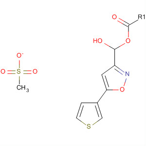 (5-(Thiophen-3-yl)isoxazol-3-yl)methyl methanesulfonate Structure,657425-27-9Structure