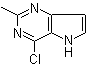 4-Chloro-2-methyl-5h-pyrrolo[3,2-d]pyrimidine Structure,65749-86-2Structure