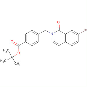 4-(7-Bromo-1-oxo-1h-isoquinolin-2-ylmethyl)-benzoic acid tert-butyl ester Structure,658081-95-9Structure