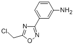 3-(5-Chloromethyl-[1,2,4]oxadiazol-3-yl)-aniline Structure,6595-79-5Structure