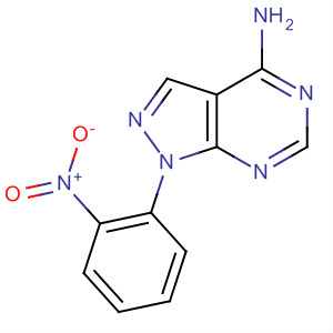 1-(2-Nitro-phenyl)-1h-pyrazolo[3,4-d]pyrimidin-4-ylamine Structure,65973-71-9Structure