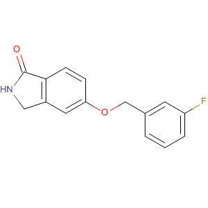 5-(3-Fluorobenzyloxy)-2,3-dihydroisoindol-1-one Structure,659737-45-8Structure