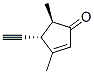 2-Cyclopenten-1-one, 4-ethynyl-3,5-dimethyl-, trans-(9ci) Structure,65984-07-8Structure