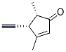 2-Cyclopenten-1-one, 4-ethynyl-3,5-dimethyl-, cis-(9ci) Structure,65984-24-9Structure