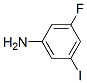 3-氟-5-碘代苯胺結(jié)構(gòu)式_660-49-1結(jié)構(gòu)式