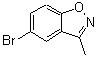 1,2-Benzisoxazole, 5-bromo-3-methyl- Structure,66033-76-9Structure