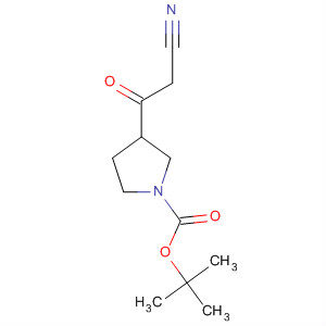 3-(2-Cyano-acetyl)-pyrrolidine-1-carboxylic acid tert-butyl ester Structure,660406-89-3Structure