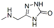 5-Methylaminomethyl-2,4-dihydro-[1,2,4]triazol-3-one Structure,660412-53-3Structure