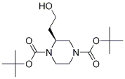 (S)-二-叔丁基2-(2-羥基乙基)哌嗪-1,4-二羧酸結(jié)構(gòu)式_660862-48-6結(jié)構(gòu)式