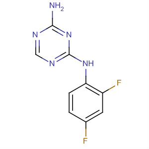 2-Amino-4-(2,4-difluorophenylamino)-1,3,5-triazine Structure,66088-46-8Structure