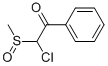 Ethanone, 2-chloro-2-(methylsulfinyl)-1-phenyl-(9ci) Structure,66116-76-5Structure