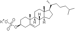 Cholesteryl sulfate potassium salt Structure,6614-96-6Structure