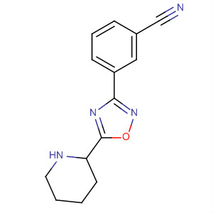 3-(5-Piperidin-2-yl-[1,2,4]oxadiazol-3-yl)-benzonitrile Structure,661458-46-4Structure