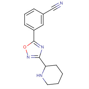 3-(3-Piperidin-2-yl-[1,2,4]oxadiazol-5-yl)-benzonitrile Structure,661458-47-5Structure