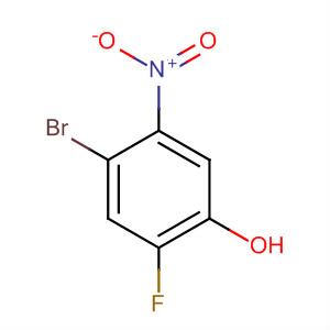 4-Bromo-2-fluoro-5-nitrophenol Structure,661463-12-3Structure