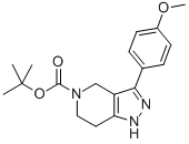 Tert-Butyl 3-(4-methoxyphenyl)-6,7-dihydro-1H-pyrazolo[4,3-c]pyridine-5(4H)-carboxylate Structure,661487-36-1Structure