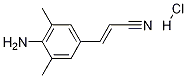 (E)-3-(4-amino-3,5-dimethylphenyl)acrylonitrilehydrochloride Structure,661489-23-2Structure