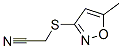 Acetonitrile, [(5-methyl-3-isoxazolyl)thio]-(9ci) Structure,66196-66-5Structure