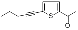 1-(5-Pent-1-ynyl-2-thienyl)ethan-1-one Structure,662138-54-7Structure