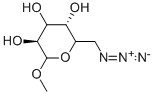 (3S,5s)-2-azidomethyl-6-methoxy-tetrahydro-pyran-3,4,5-triol Structure,66224-56-4Structure