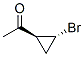 Ethanone, 1-(2-bromocyclopropyl)-, trans-(9ci) Structure,66236-38-2Structure