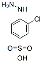 3-Chloro-4-hydrazinobenzenesulphonic acid Structure,6628-76-8Structure