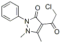 4-(2-Chloro-acetyl)-1,5-dimethyl-2-phenyl-1,2-dihydro-pyrazol-3-one Structure,6630-73-5Structure