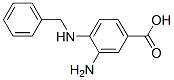 3-Amino-4-benzylamino-benzoic acid Structure,66315-38-6Structure