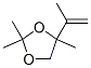 1,3-Dioxolane, 2,2,4-trimethyl-4-(1-methylethenyl)- Structure,66334-61-0Structure