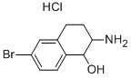 2-Amino-6-bromo-1,2,3,4-tetrahydro-naphthalen-1-ol hydrochloride Structure,66361-37-3Structure