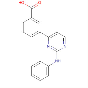 3-(2-Phenylamino-pyrimidin-4-yl)benzoic acid Structure,663611-45-8Structure