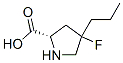 L-proline,4-fluoro-4-propyl-(9ci) Structure,663614-81-1Structure